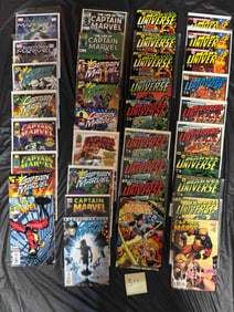 Captain Marvel + Marvel Comic Books