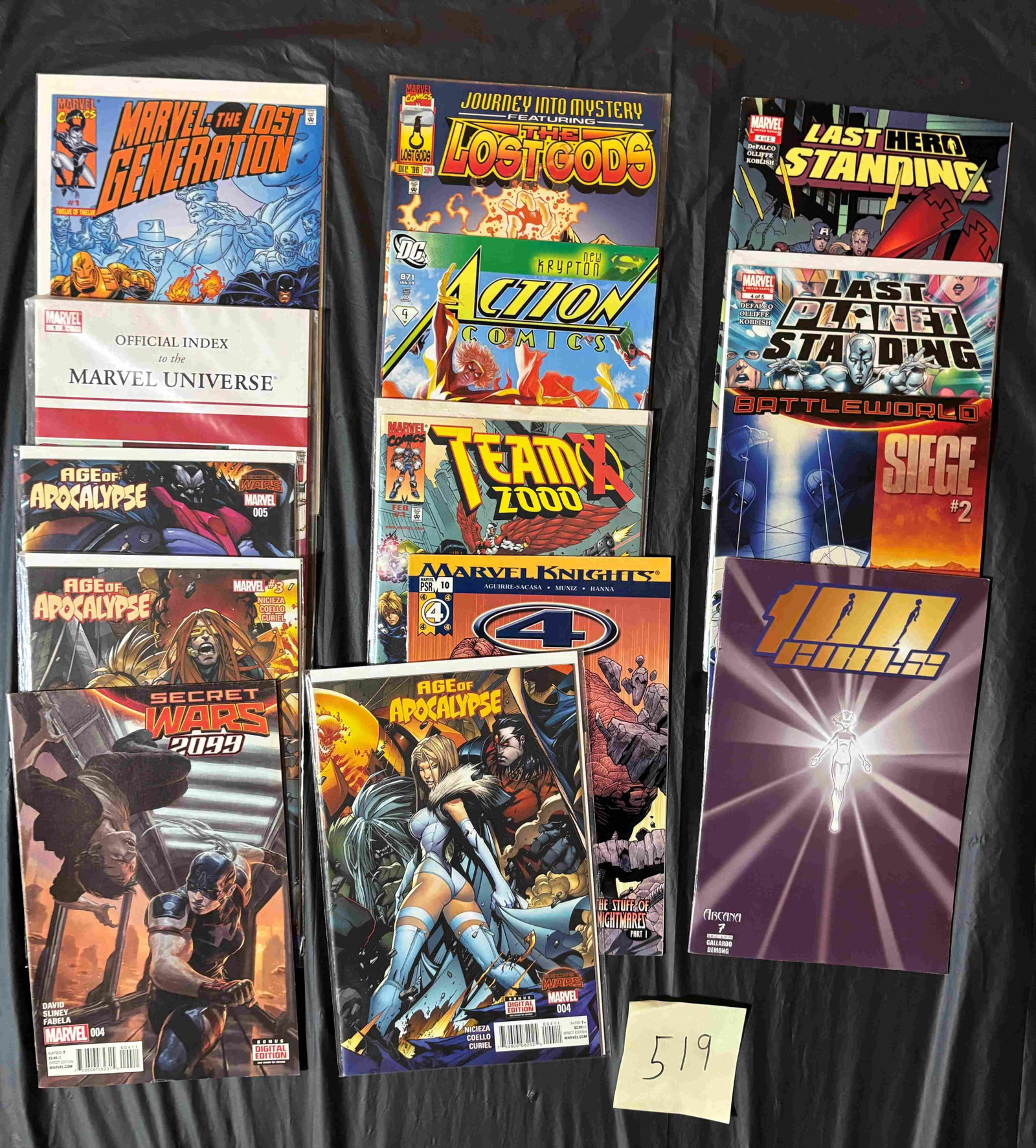 Mix of Mostly Modern Age Marvel Comic Books: We ship in-house! We ship internationally. We also offer pick up and we offer a discount for cash payments. Please look at pictures carefully to determine what you believe are the condition of each lo