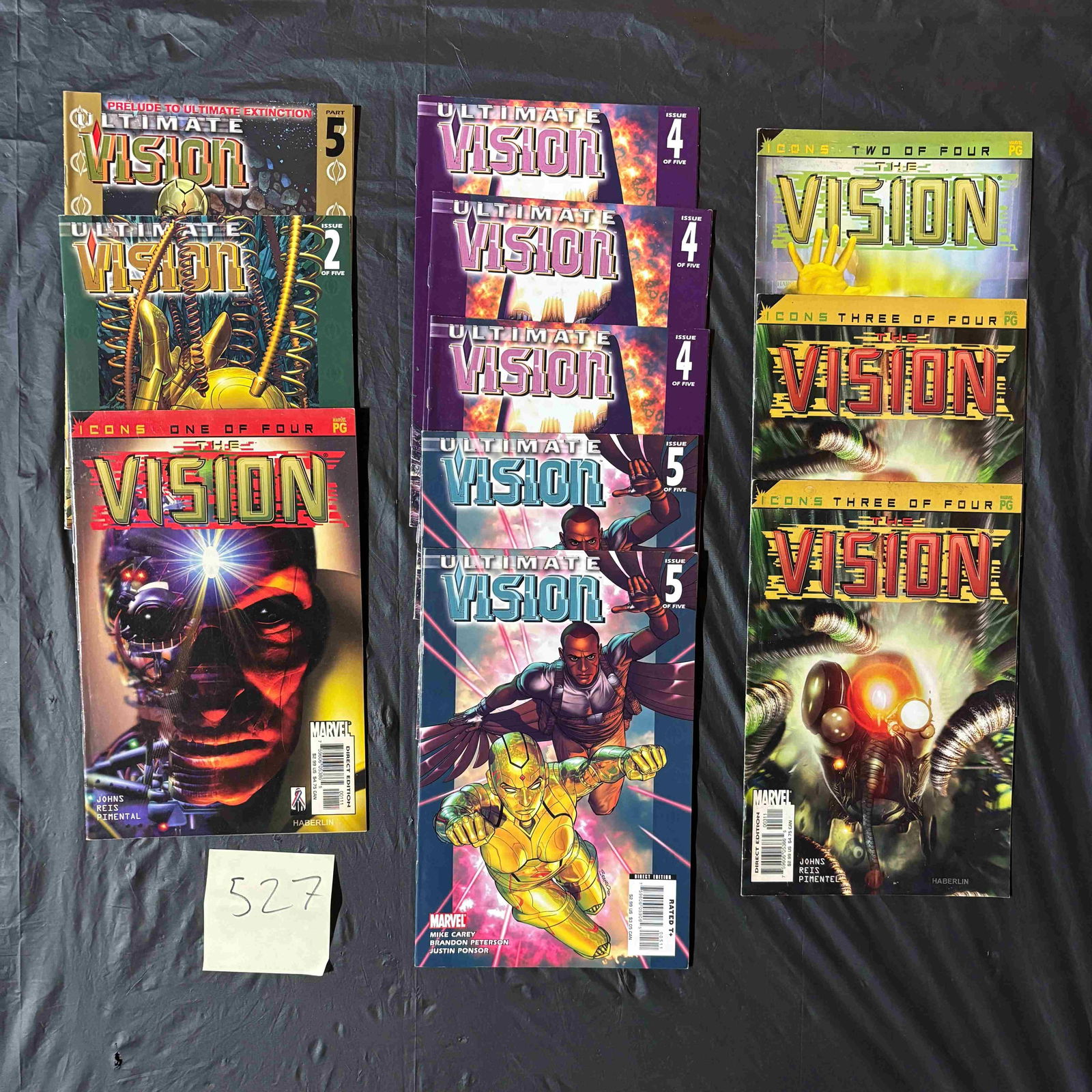 Marvel Modern Age Vision Comic Books: We ship in-house! We ship internationally. We also offer pick up and we offer a discount for cash payments. Please look at pictures carefully to determine what you believe are the condition of each lo