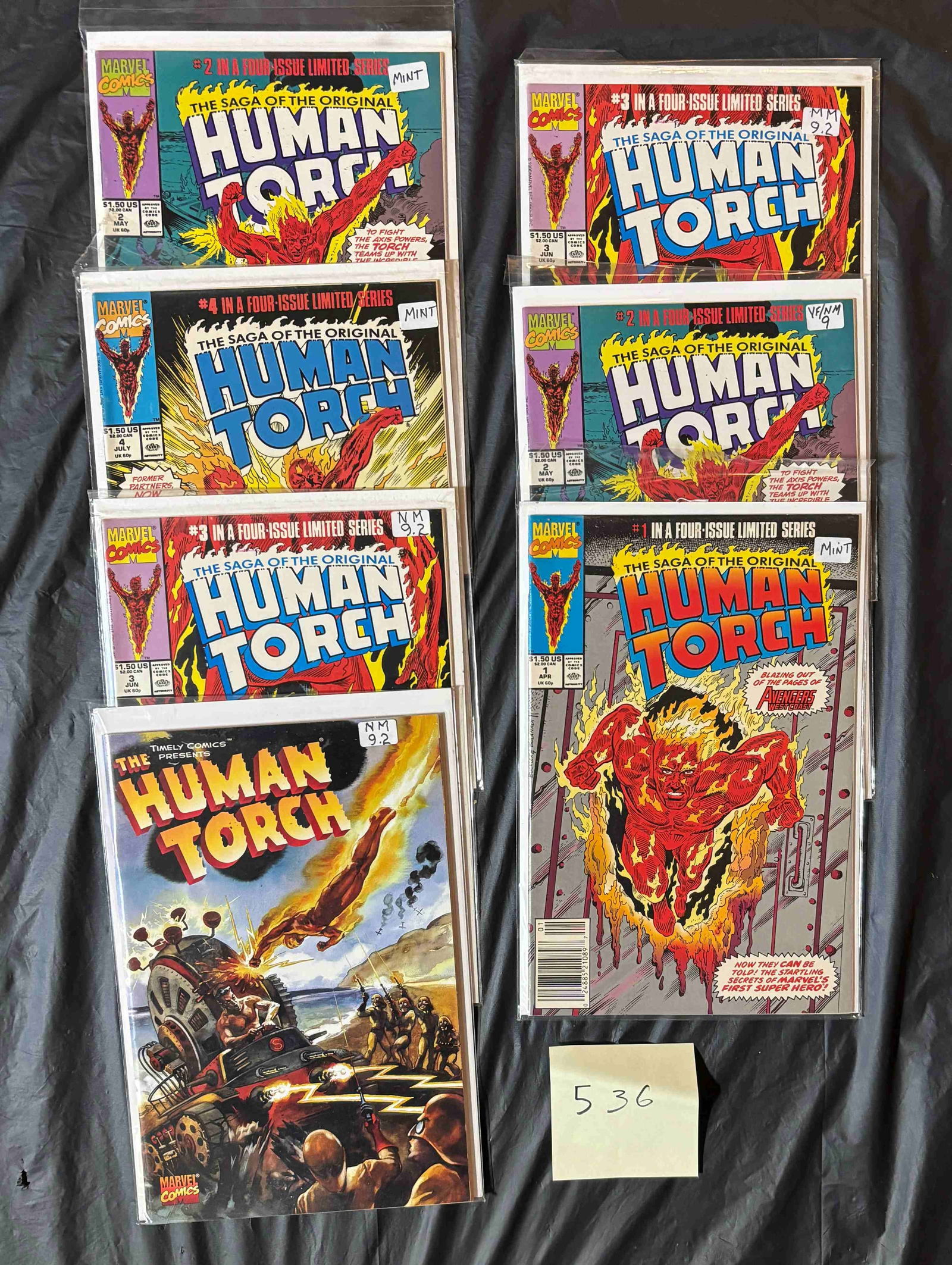 Human Torch Copper Age Marvel Comic Books (1 of 1)