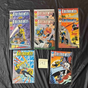 DC Comic Checkmate Copper Age Comic Books