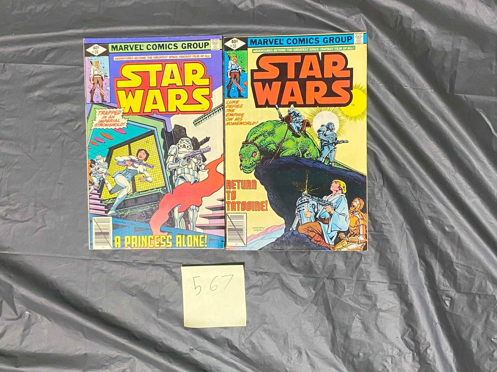 Star Wars 30 & 31 Marvel Bronze Age Comic Books (1 of 1)