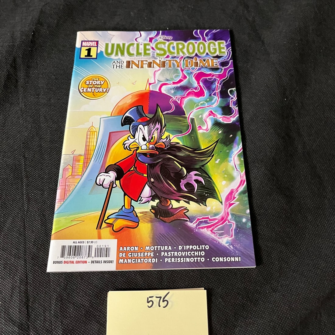 Uncle Scrooge & the Infinity Dime Cover B Variant Cover Modern Age Marvel Comic (1 of 1)