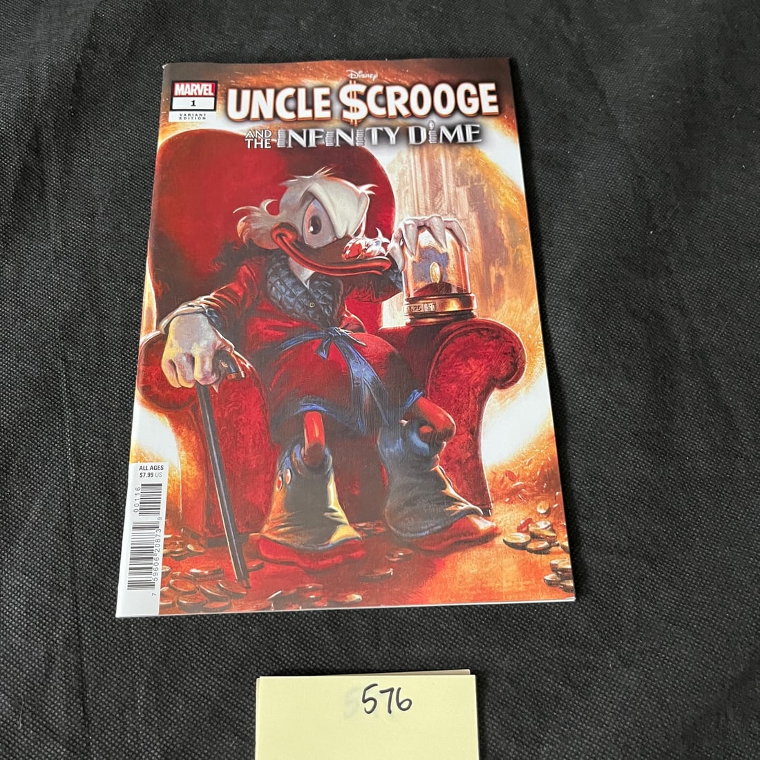 Uncle Scrooge & the Infinity Dime 1:10 Retail Incentive Dell'Otto Variant Cover: We ship in-house! We ship internationally. We also offer pick up and we offer a discount for cash payments. Please look at pictures carefully to determine what you believe are the condition of each lo