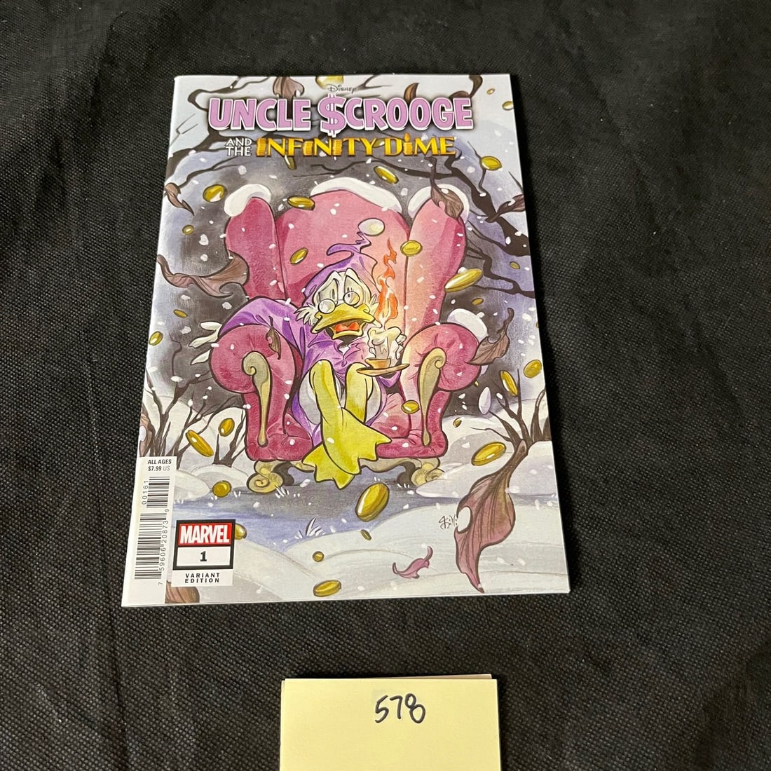 Marvel Comics Uncle Scrooge & the Infinity Dime Peach Momoko Variant Comic Book (1 of 2)