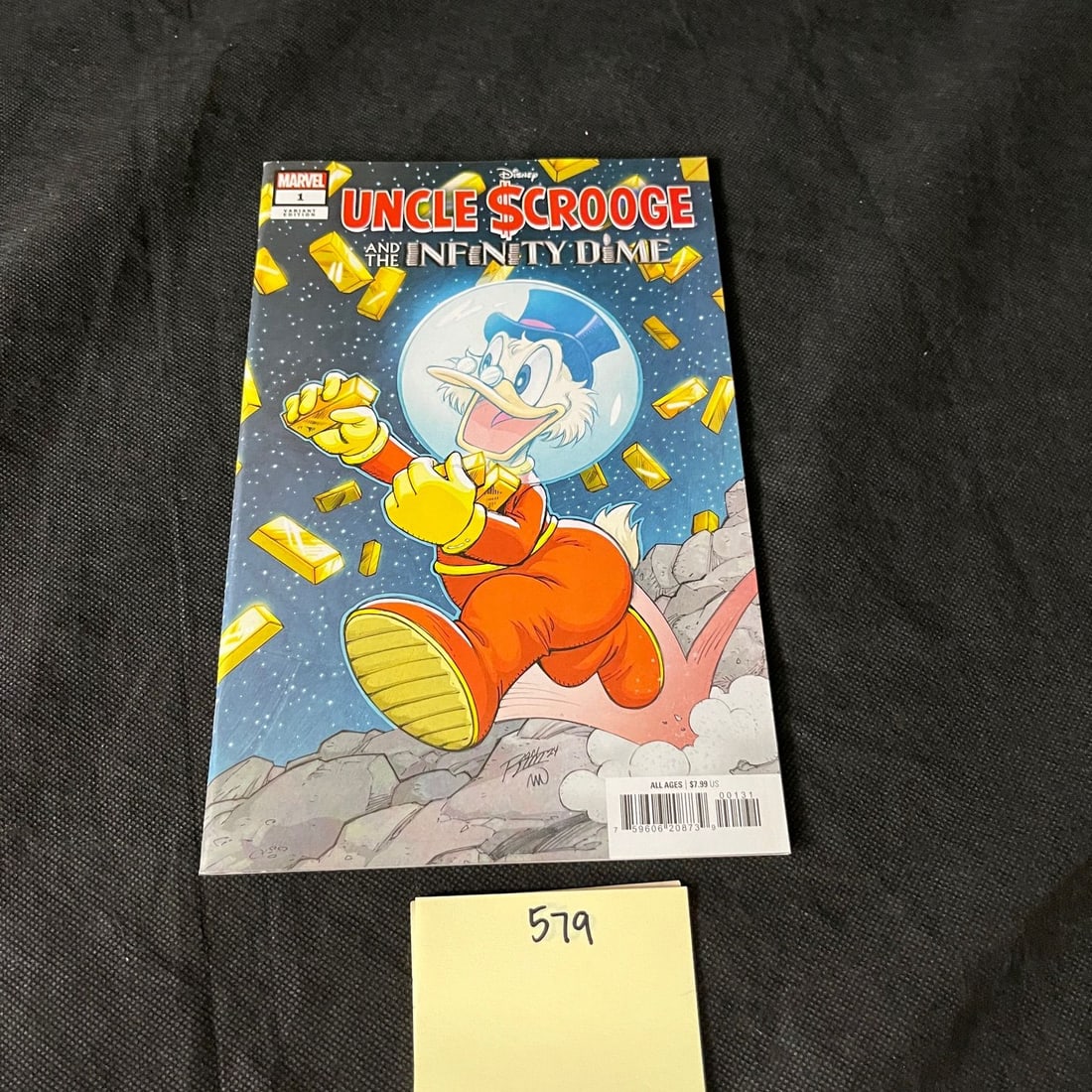Marvel Comics Uncle Scrooge & the Infinity Dime Lim Variant Cover Comic Book (1 of 2)