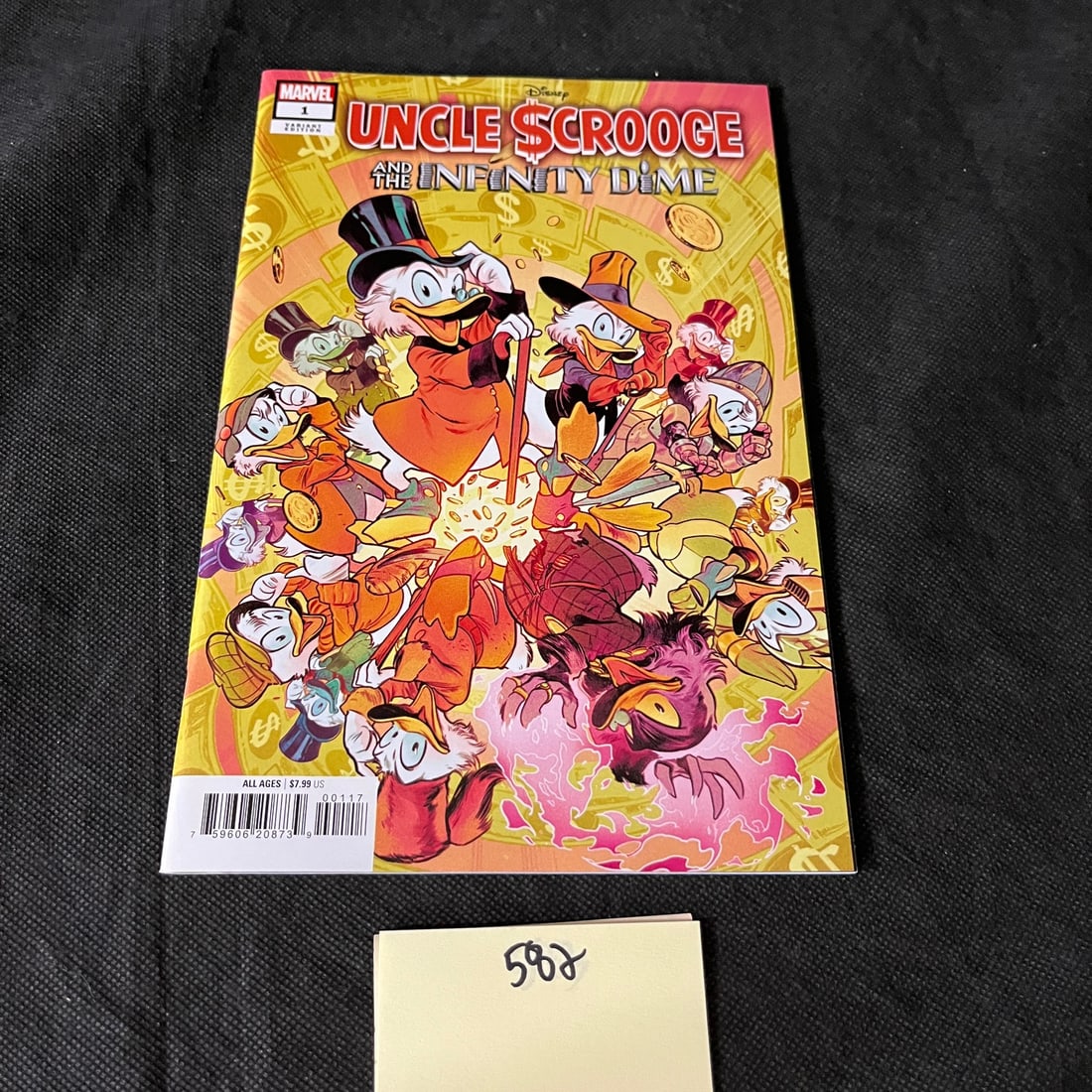 Uncle Scrooge & the Infinity Dime 1:100 Retail Incentive Larraz Variant Cover: We ship in-house! We ship internationally. We also offer pick up and we offer a discount for cash payments. Please look at pictures carefully to determine what you believe are the condition of each lo