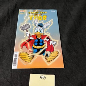 Marvel Comics What if Donald Duck Became Thor Variant Cover Comic Book