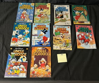 Uncle Scrooge 300-309 Gladhill Copper Age Comic Books