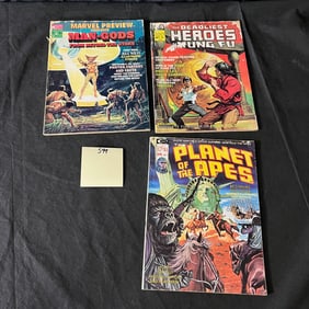 Marvel Bronze Age Magazines w/ Marvel Preview 1 & Planet of the Apes