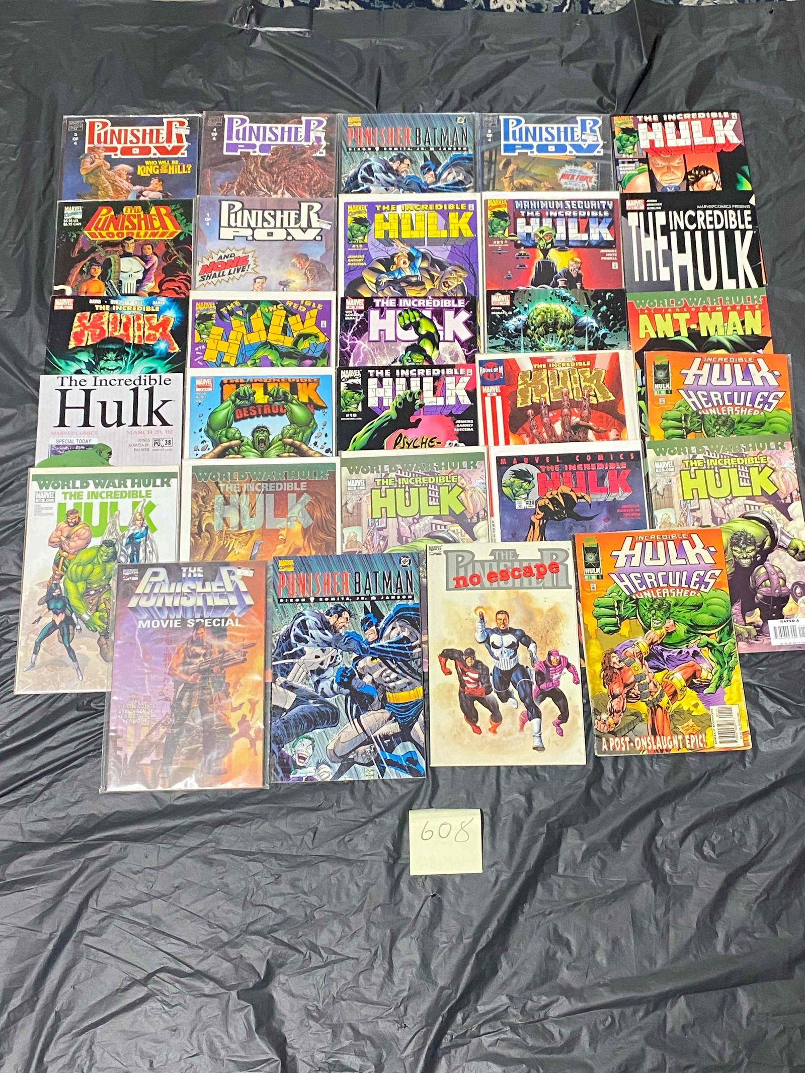 Marvel Modern Age Hulk & Punisher Comic Books: We ship in-house! We ship internationally. We also offer pick up and we offer a discount for cash payments. Please look at pictures carefully to determine what you believe are the condition of each lo