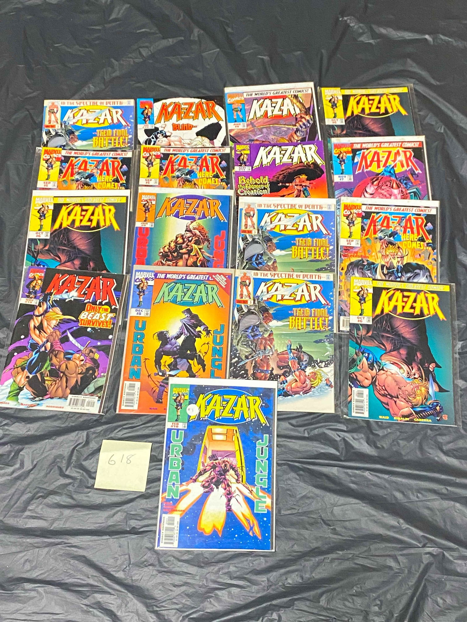 Marvel Comics Kazar Comic Books (1 of 1)