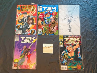 Marvel Comics Tek World + Comic Books