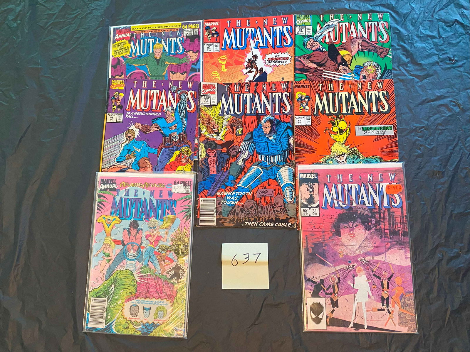 Marvel Comics New Mutants Comic Books (1 of 1)