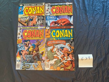 Conan the Barbarian Marvel Bronze Age Comic Books
