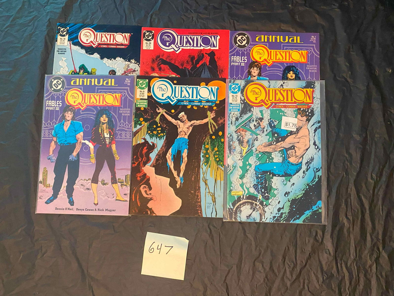 DC Comics the Question Copper Age Comic Books (1 of 1)