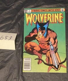 Wolverine Limited Series #4 Newsstand Edition Frank Miller Story & Art