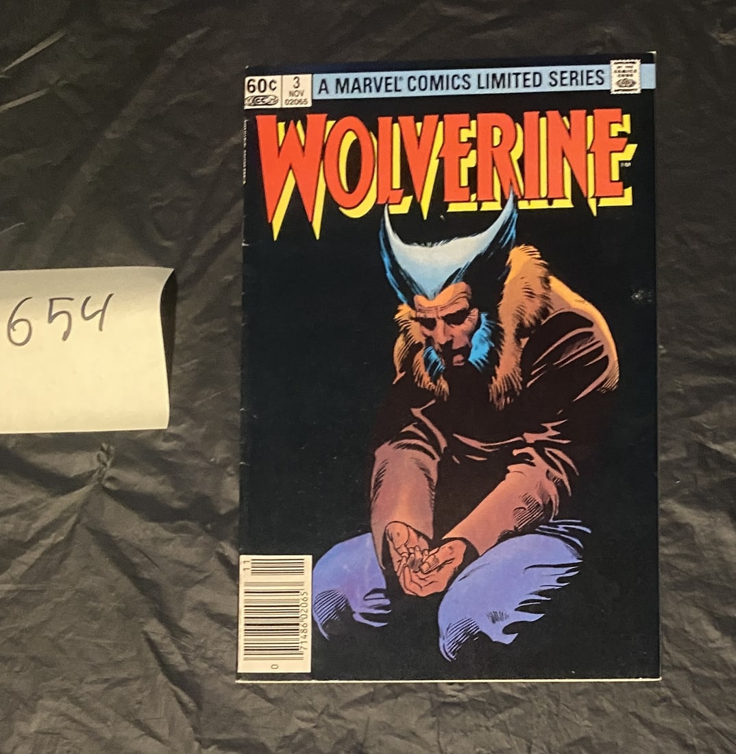 Wolverine Limited Series #3 Newsstand Edition Frank Miller Art & Story (1 of 2)