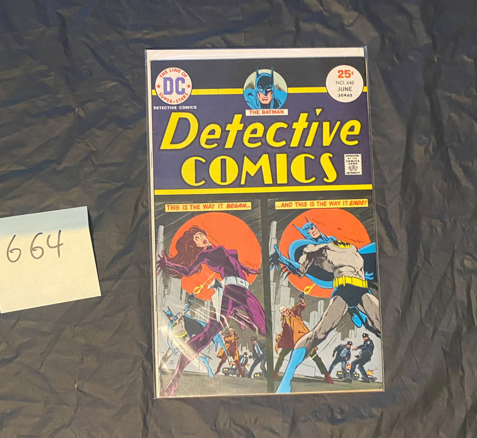 Detective Comics 448 DC Bronze Age Comic Book (1 of 1)