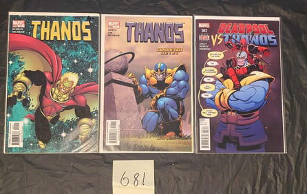 Marvel Comics Thanos Modern Age Comic Books