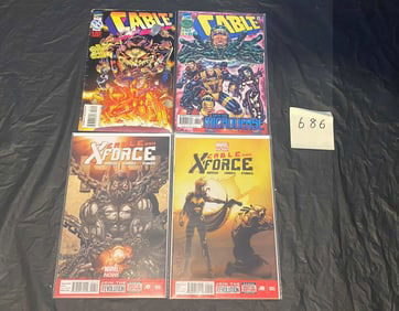 Marvel Comics Cable & X-Force Comic Books