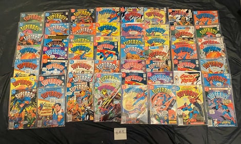 Large DC Comics New Adventures of Superboy Comic Books