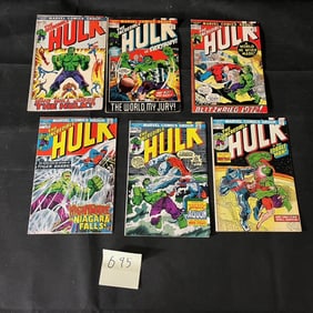 Marvel Comics Early Bronze Hulk Comic Books