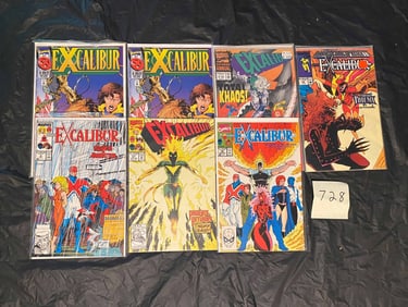 Marvel Comics Excalibur Comic Books