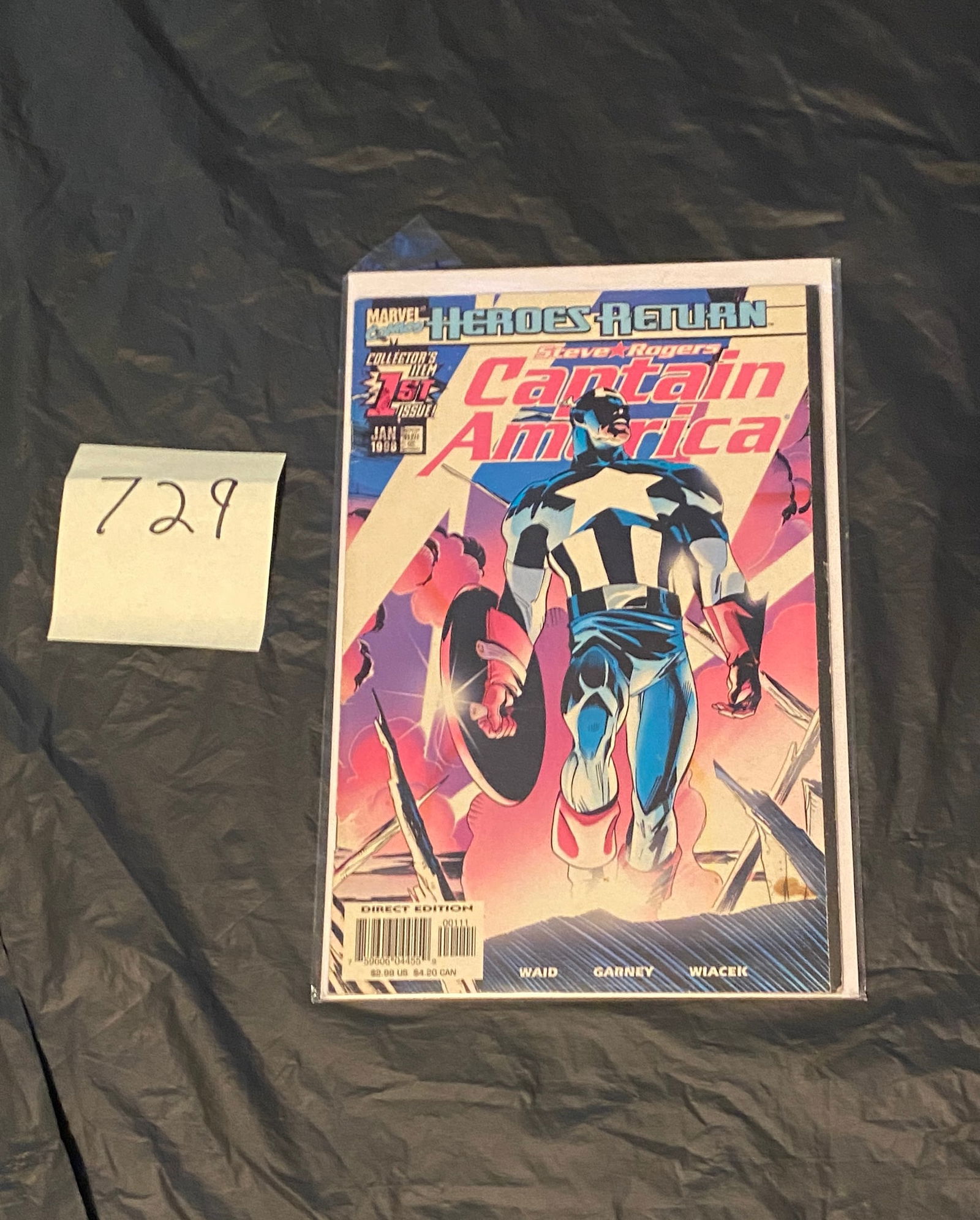 Captain America #1 Marvel Copper Age Comic Book (1 of 1)