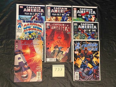 Captain America Marvel Comics Mixed Titles Comic Books