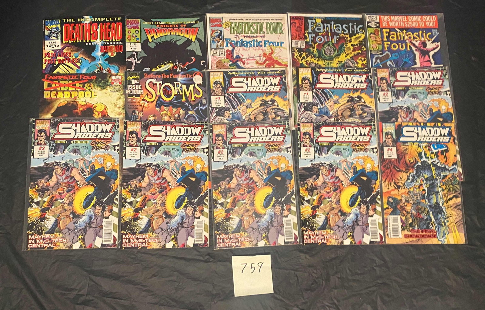 Mix of Marvel Comic Books w/ Fantastic Four & Deadpool: We ship in-house! We ship internationally. We also offer pick up and we offer a discount for cash payments. Please look at pictures carefully to determine what you believe are the condition of each lo