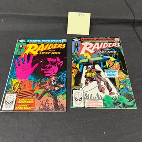 Raiders of the Lost Ark 1 & 2 Marvel Bronze Age Comic Books