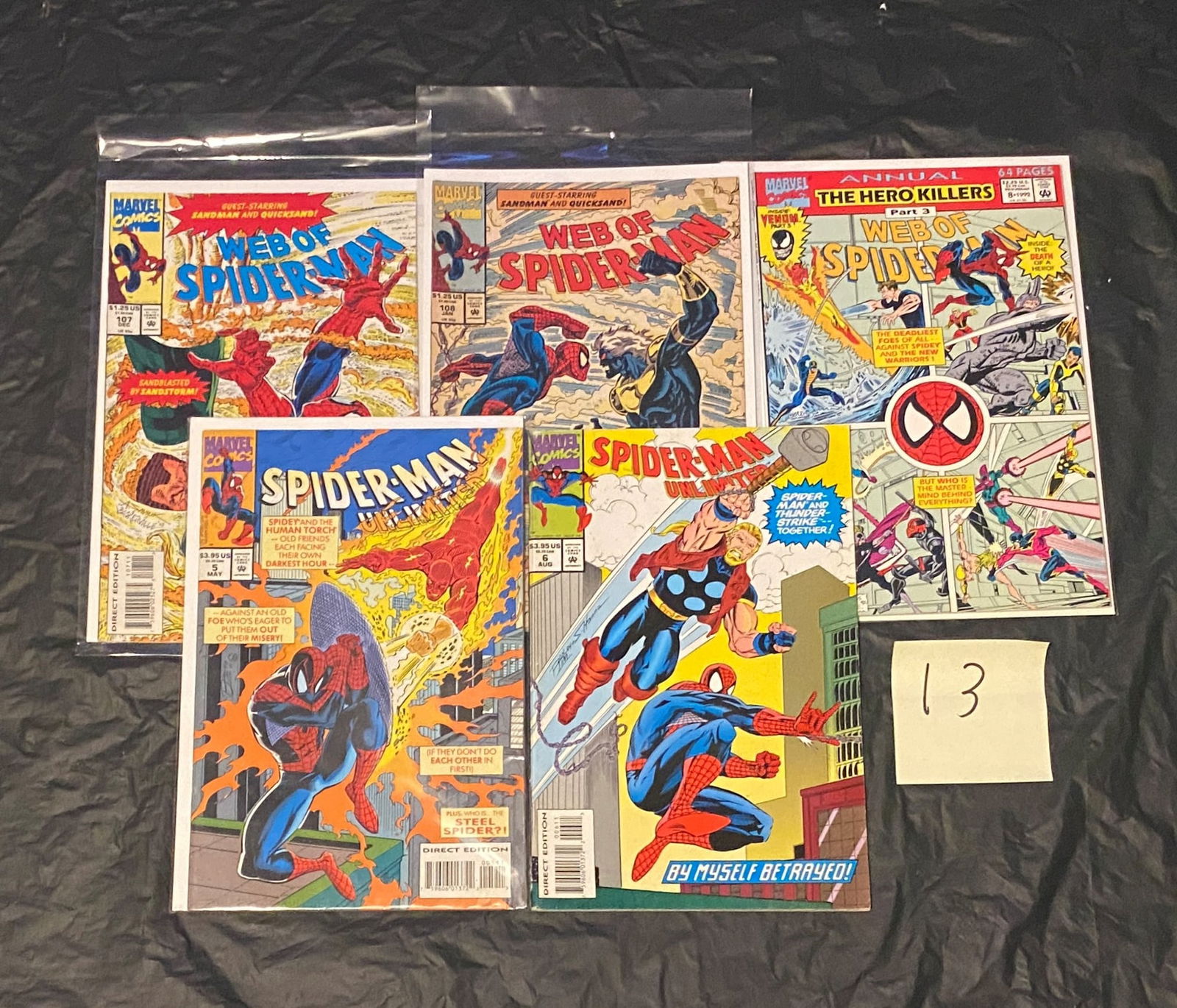 Marvel Comics Web of Spider-man Comic Books (1 of 1)