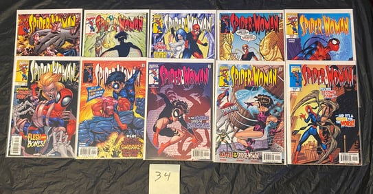 Marvel Comics Spider-woman Copper Age Comic Books