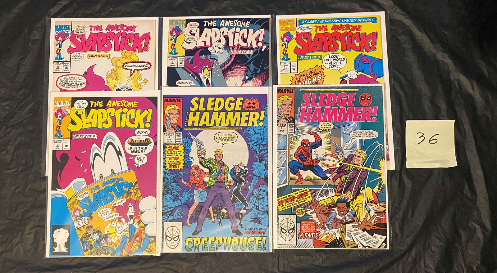 Marvel Comics Slapstick & Sledgehammer Comic Books w/ #1 Issue (1 of 1)