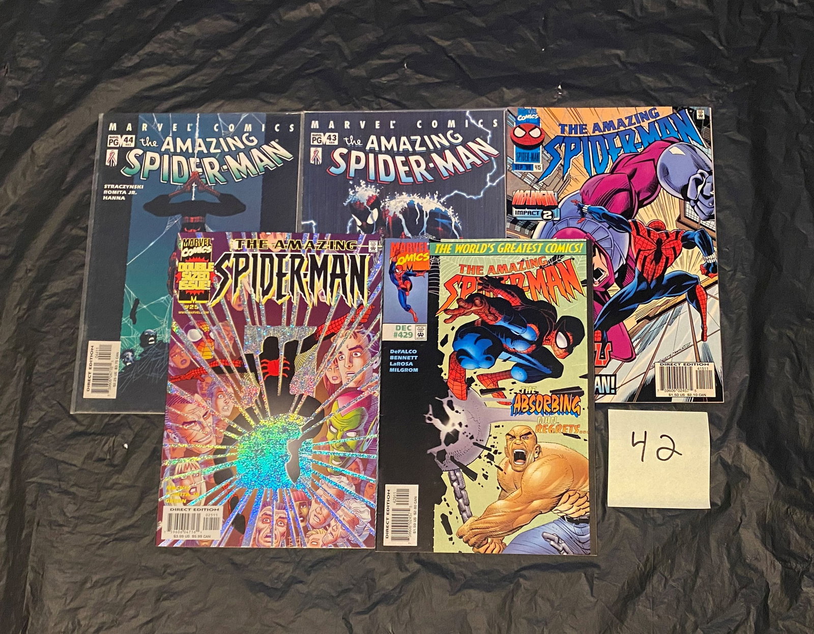 Amazing Spider-man Modern Age Comic Books: We ship in-house! We ship internationally. We also offer pick up and we offer a discount for cash payments. Please look at pictures carefully to determine what you believe are the condition of each lo
