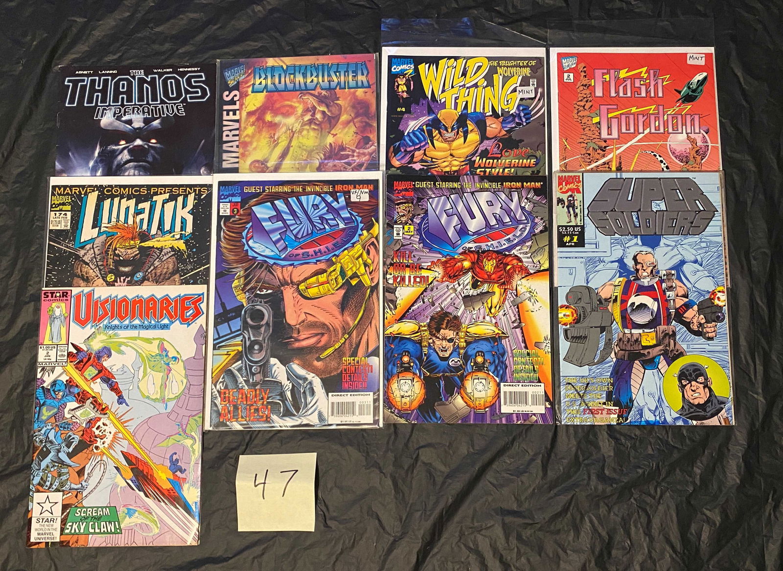 Marvel Comics Copper Age Lot w/ Wild Thing & Thanos (1 of 1)