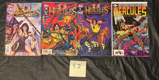 Hercules Comic Books w/ Topps & Marvel Comics