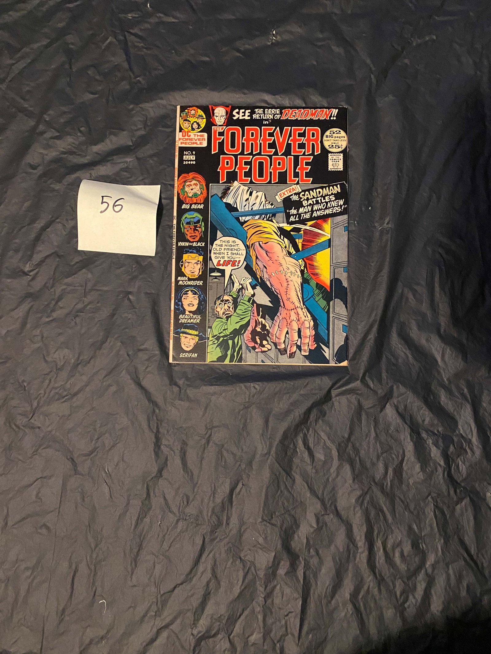 Forever People 9 Jack Kirby Bronze Age Comic Book: We ship in-house! We ship internationally. We also offer pick up and we offer a discount for cash payments. Please look at pictures carefully to determine what you believe are the condition of each lo