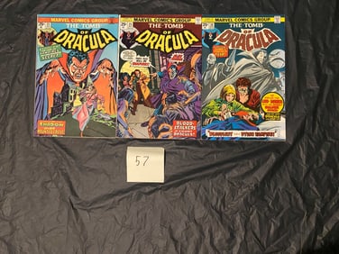 Marvel Comics Tomb of Dracula Marvel Bronze Age Horror Comic Books