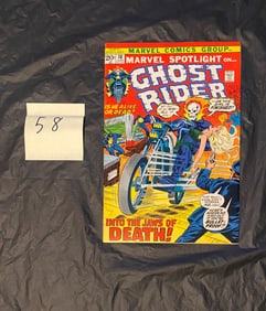 Marvel Spotlight 10 Feat Ghost Rider Marvel Bronze Age Comic Book