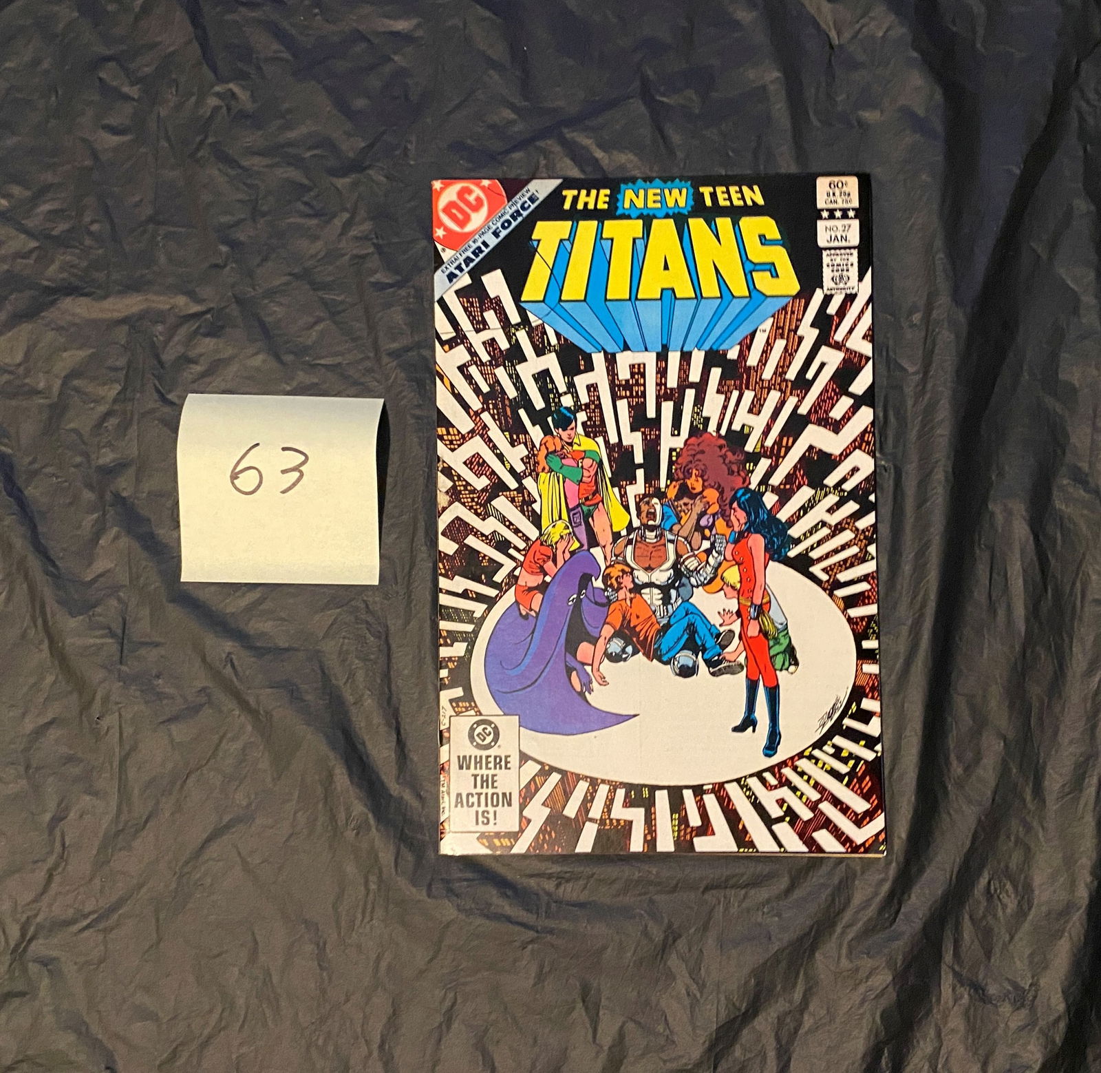 DC Comics New Teen Titans Comic w/ Atari Force Preview (1 of 1)
