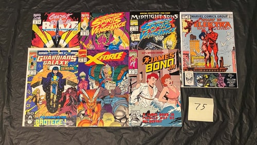 Mix of Bronze & Copper Age Marvel Comics w/ X-force 1
