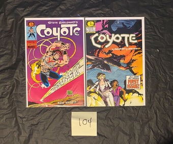 Epic Comics Coyote Comic Books w/ #1 Issue