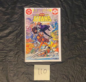 New Teen titans Annual 1 George Perez Painted Cover
