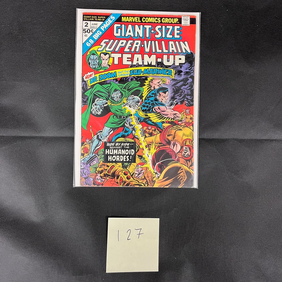 Giant-Size Super Villain Team Up 2 Marvel Bronze Age Comic Book (1 of 1)