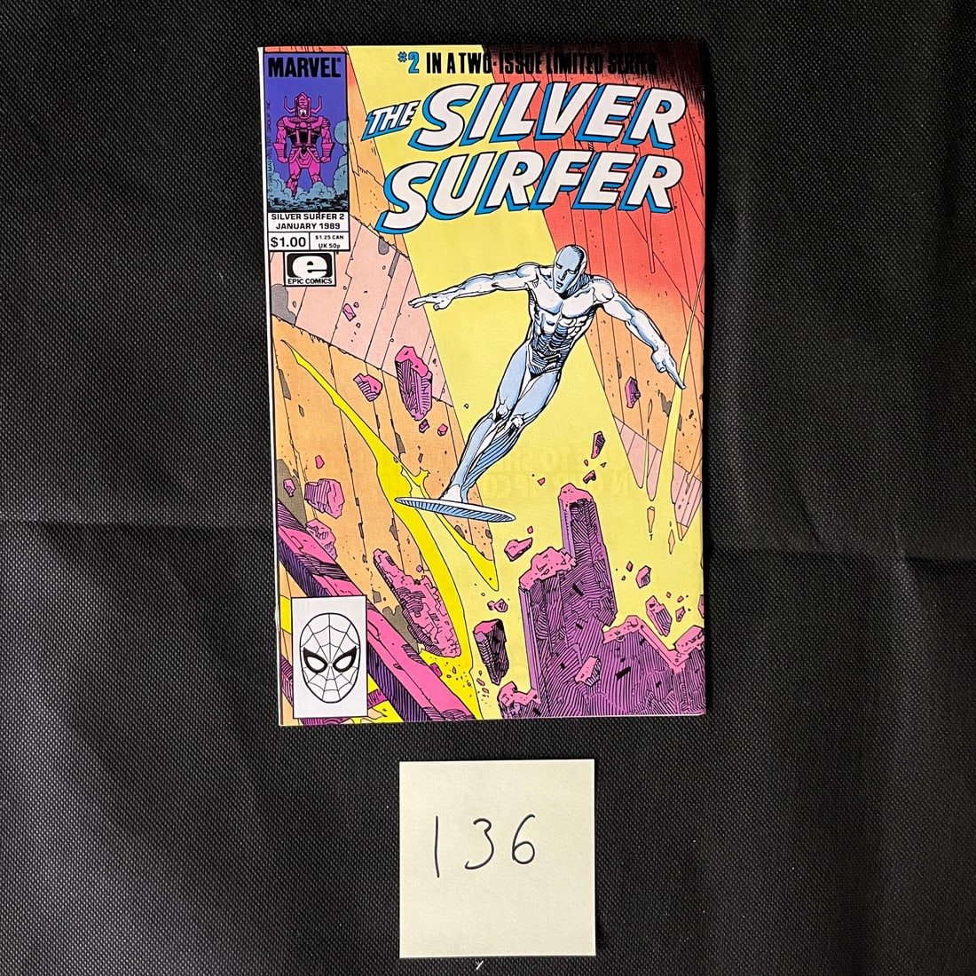 Marvel Comics Silver Surfer #2 Copper Age Comic Book (1 of 1)