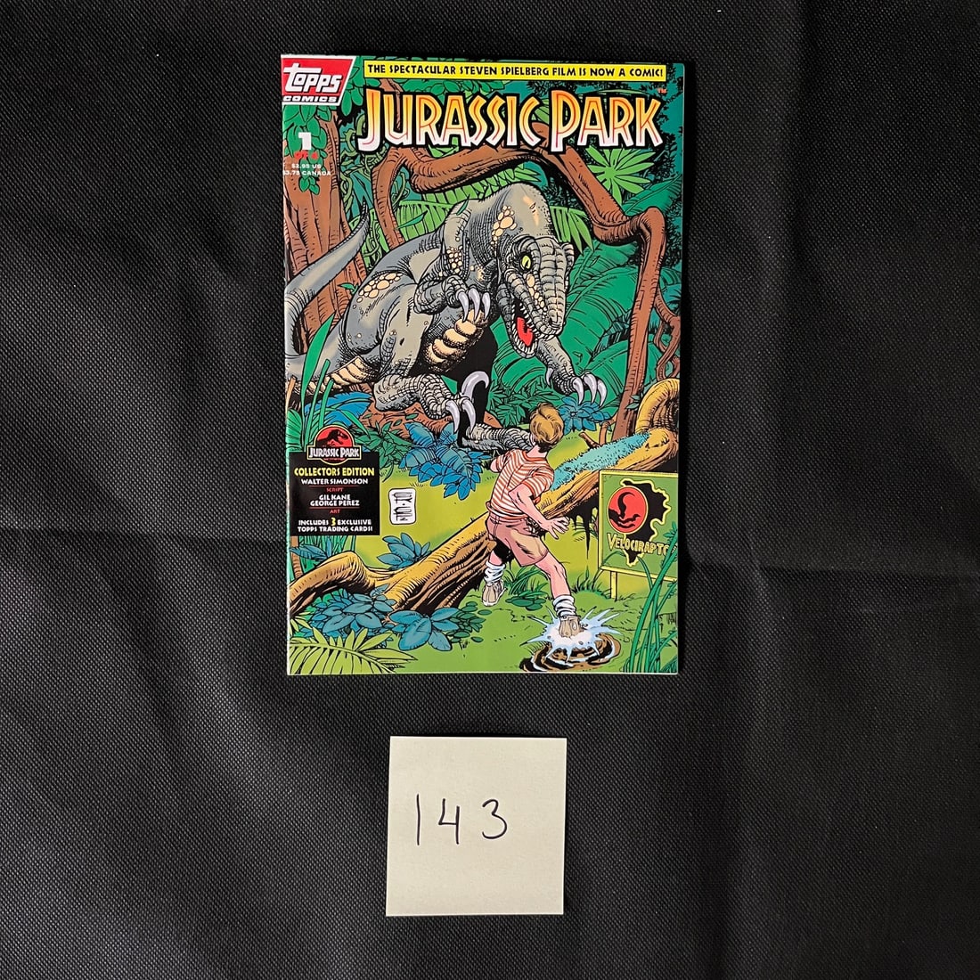 Jurassic Park One Topps Comic Book (1 of 2)