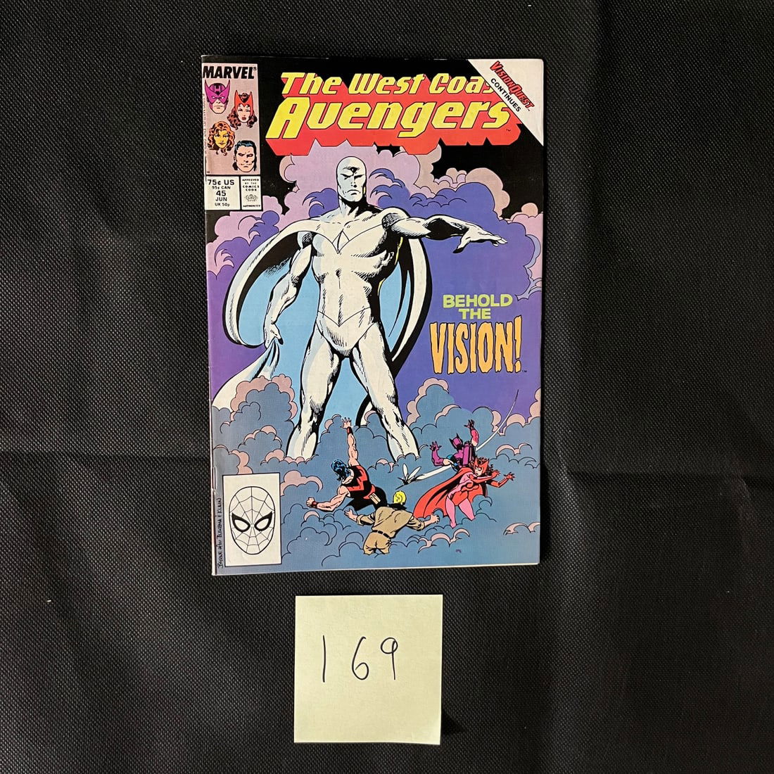 West Coast Avengers 45 Marvel Copper Age Key Comic Book (1 of 2)
