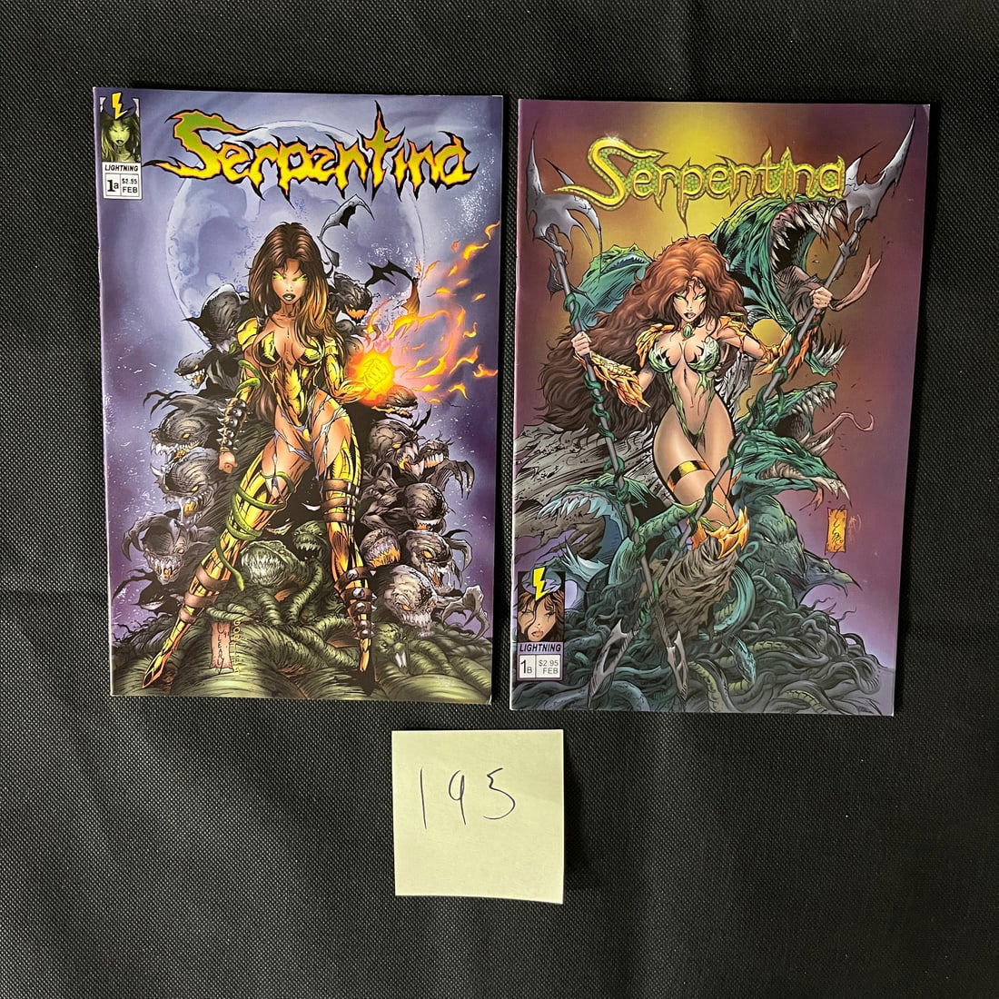 Serpentina 1 Covers A & B Lightning Comics Series (1 of 2)